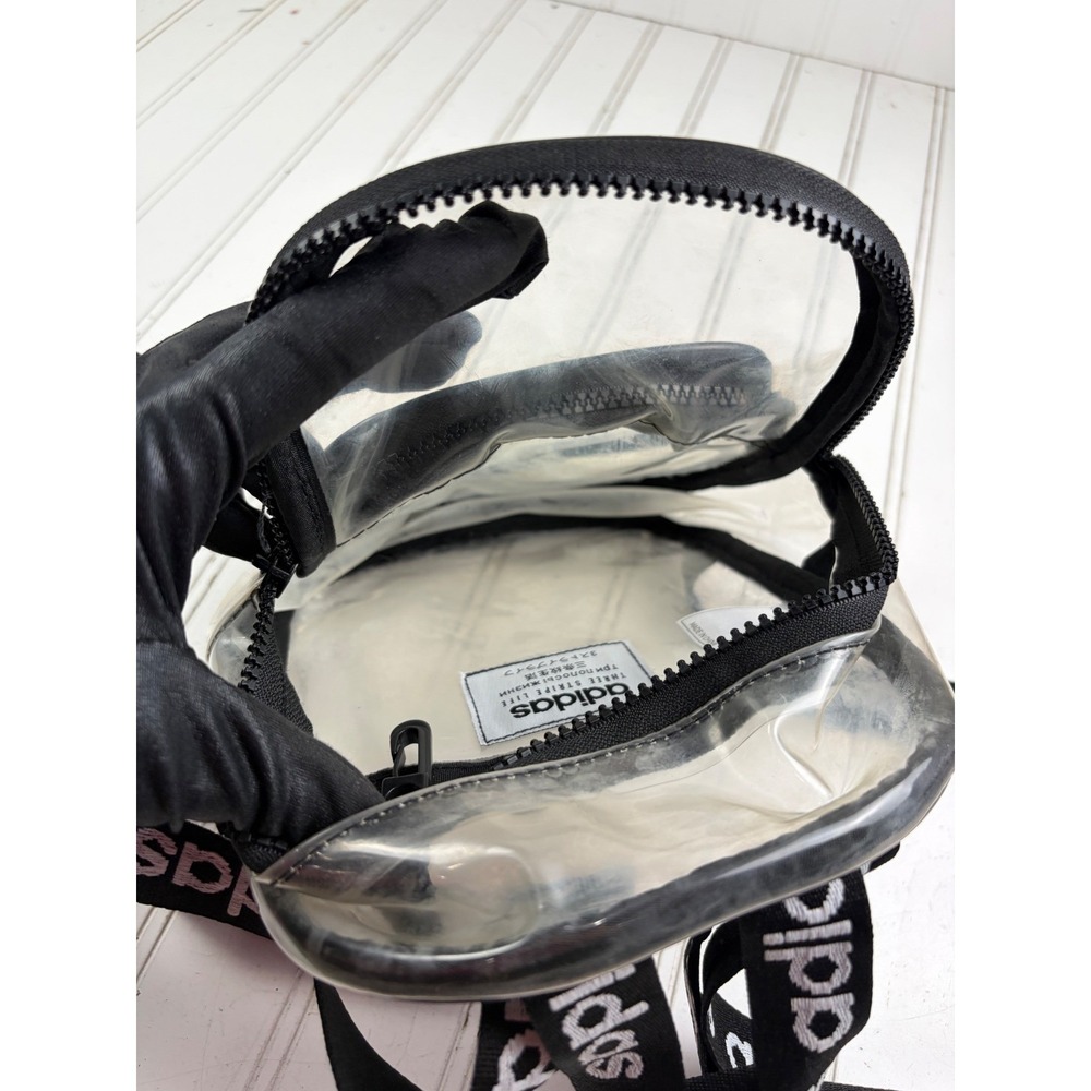Adidas Original Transparent Clear Mini Festival Concert Backpack Bag Unisex - Picture 7 of 9